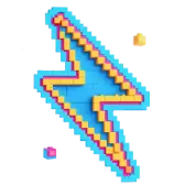 TikTok Blue Lightning LIVE gift icon