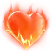 TikTok Flame heart LIVE gift icon